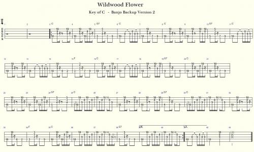 Wildwood Flower- Version 2 - Banjo Backup