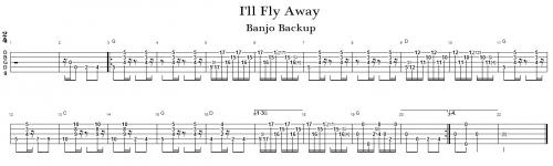 I'll Fly Away - Banjo Backup