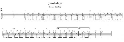 Jambalaya Banjo Backup