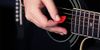 Gitarren Plektrum Rot